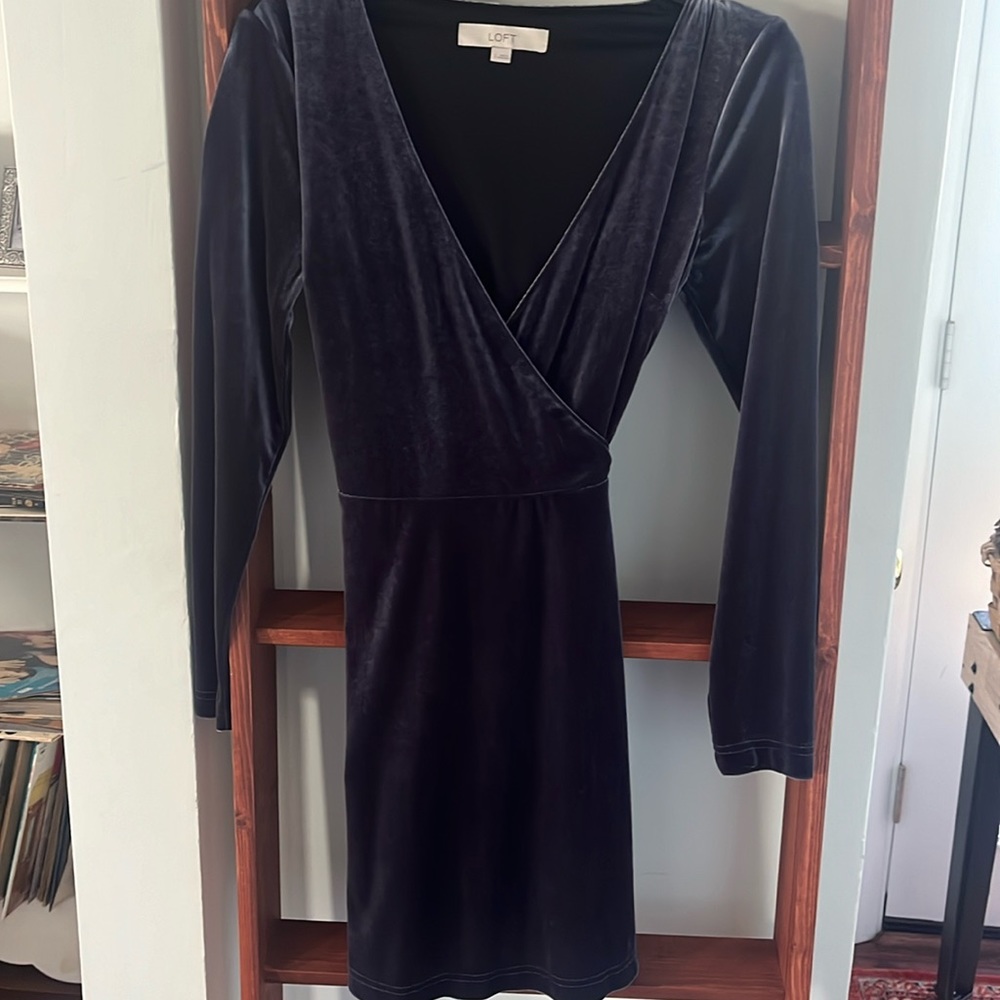 Velvet Loft Wrap Dress